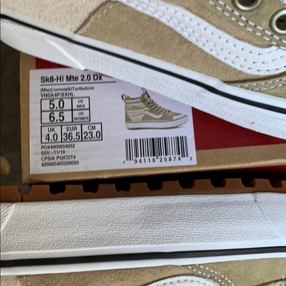 VANS SK8-Hi Mte 2.0 Dx Cornstalk/Turtledove WMNS - Picture 12 of 16